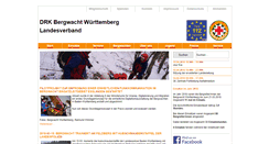 Desktop Screenshot of bergwacht-wuerttemberg.de